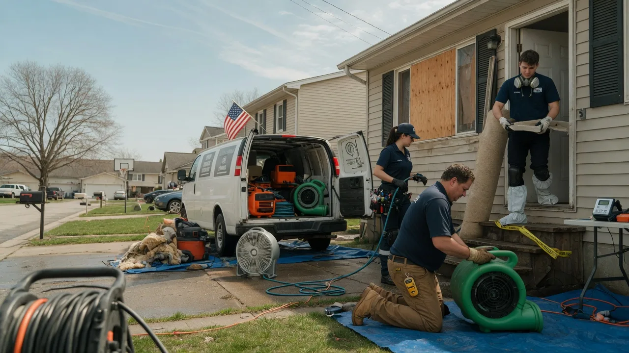 Water Damage Restoration in Borden, IN near me